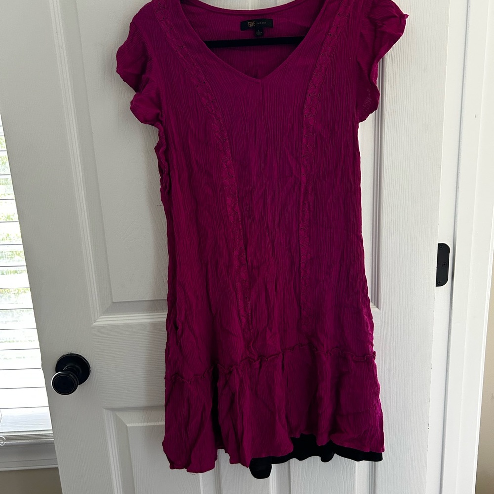 Frye Fuchsia Mini Dress